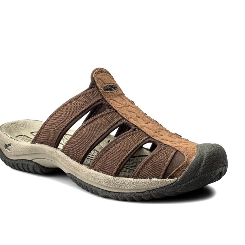 Keen Men’s Sz 8/ Women’s 9.5-10  Brown Slip-On Sandals